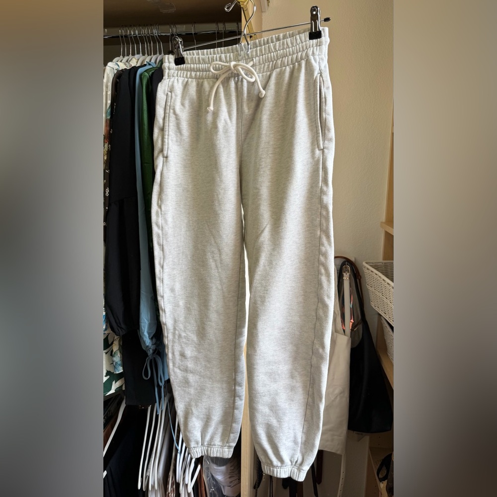 Heather Grey Drawstring Joggers - Picture 7 of 10
